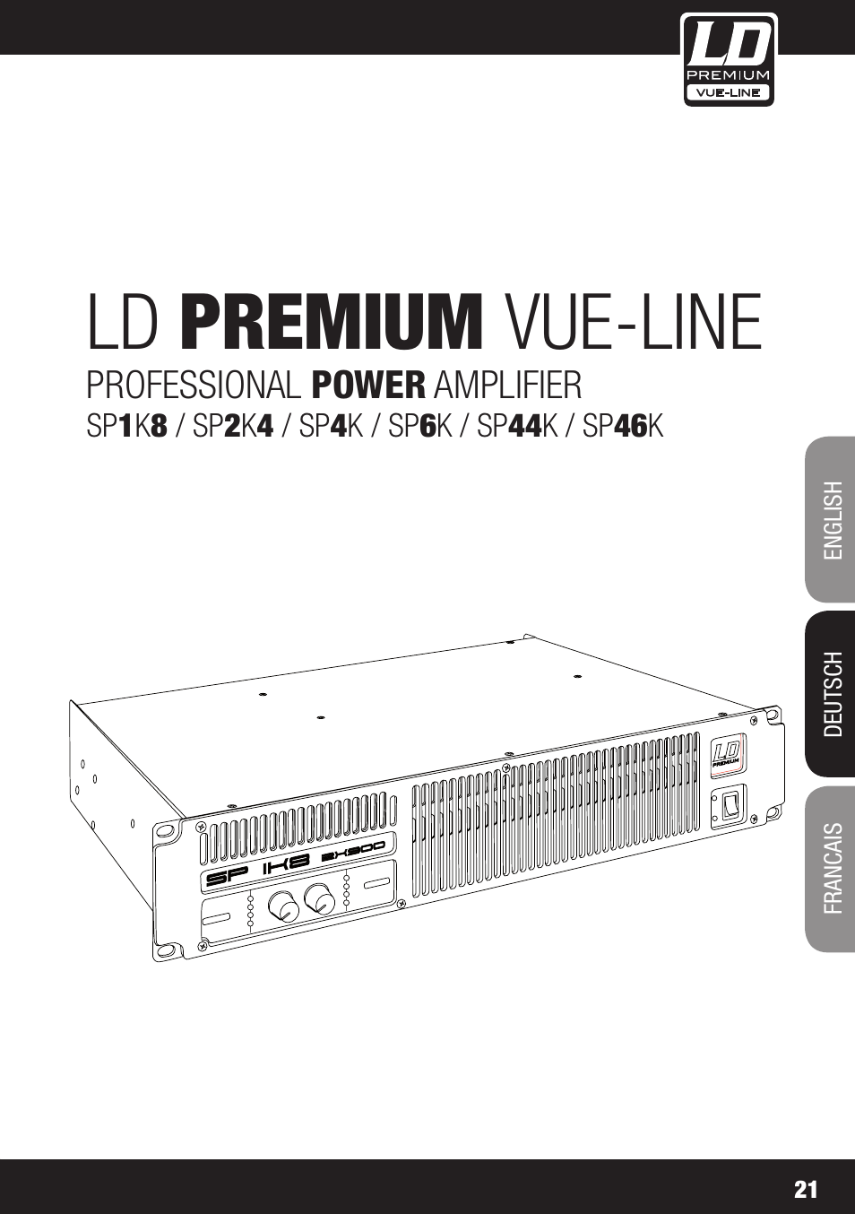 Ld premium vue-line | LD Systems SP 6K User Manual | Page 21 / 56