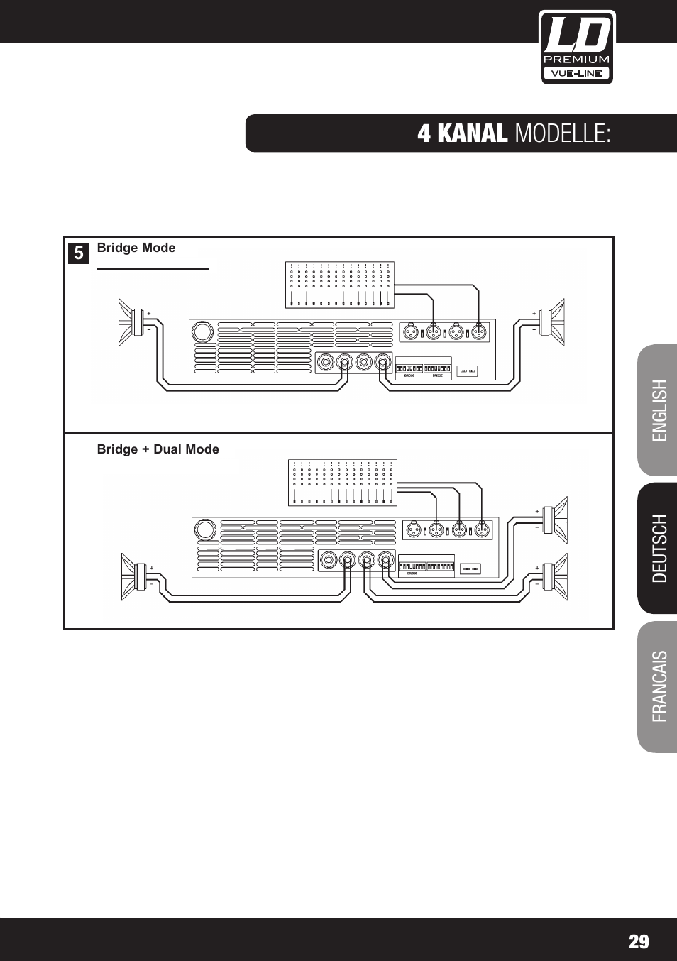 4 kanal modelle | LD Systems SP 6K User Manual | Page 29 / 56