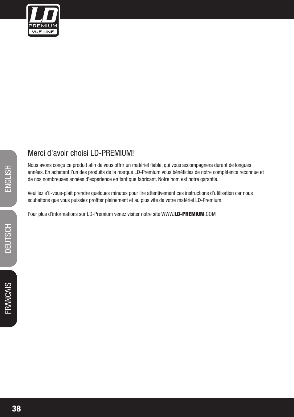 LD Systems SP 6K User Manual | Page 38 / 56