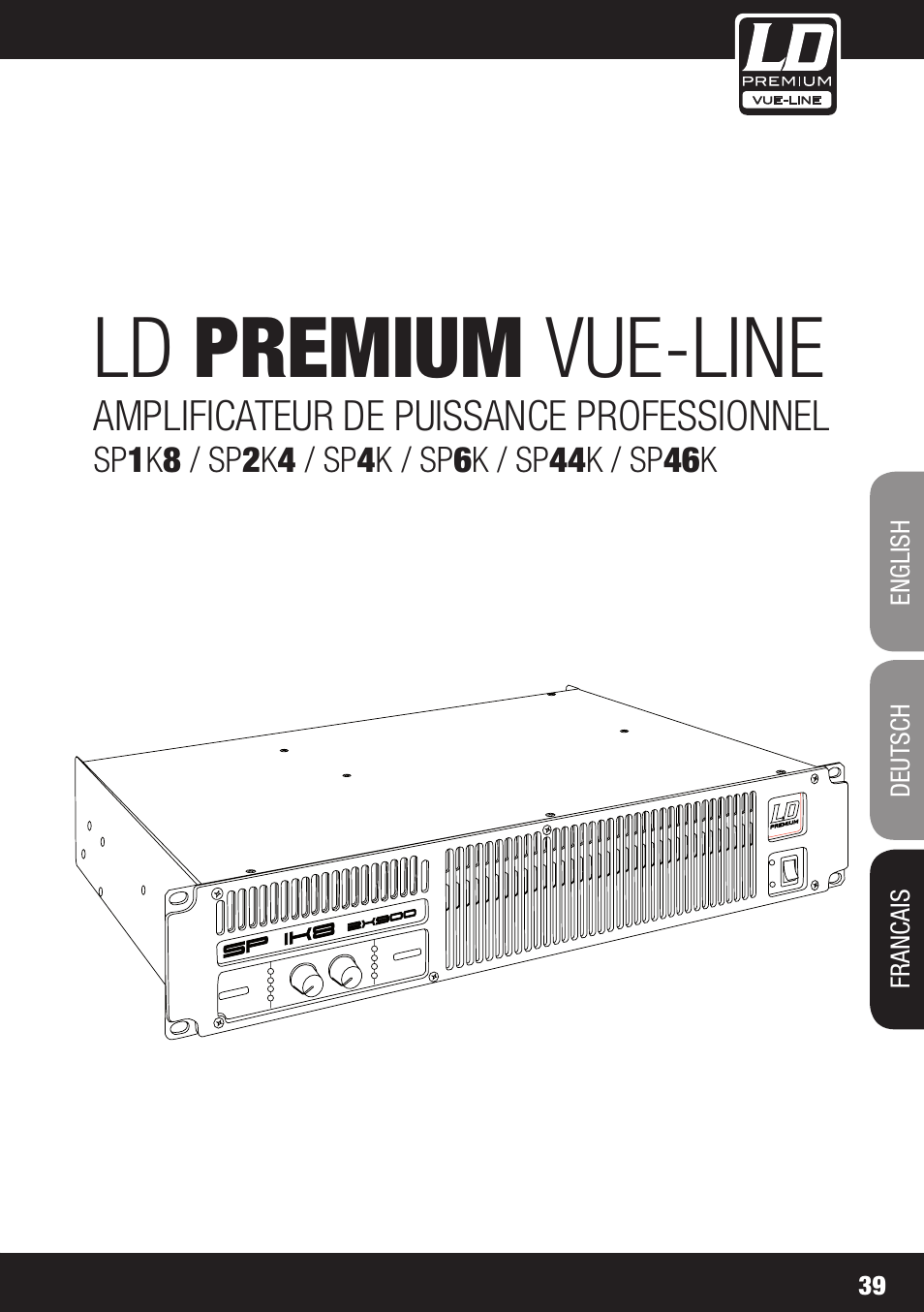 Ld premium vue-line | LD Systems SP 6K User Manual | Page 39 / 56