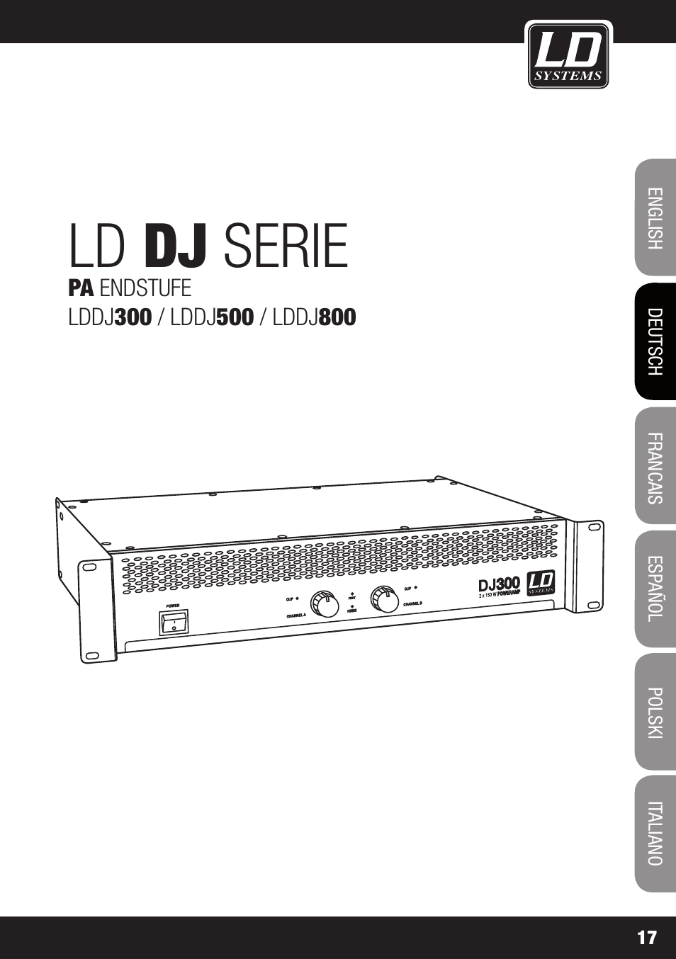 Ld dj serie | LD Systems DJ 800 User Manual | Page 17 / 86