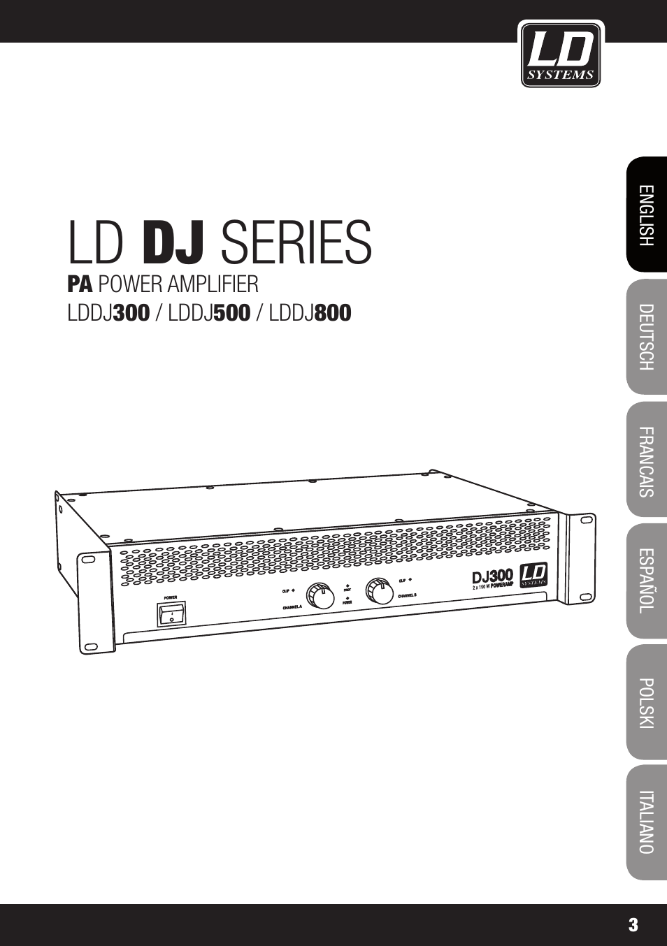 Ld dj series | LD Systems DJ 800 User Manual | Page 3 / 86