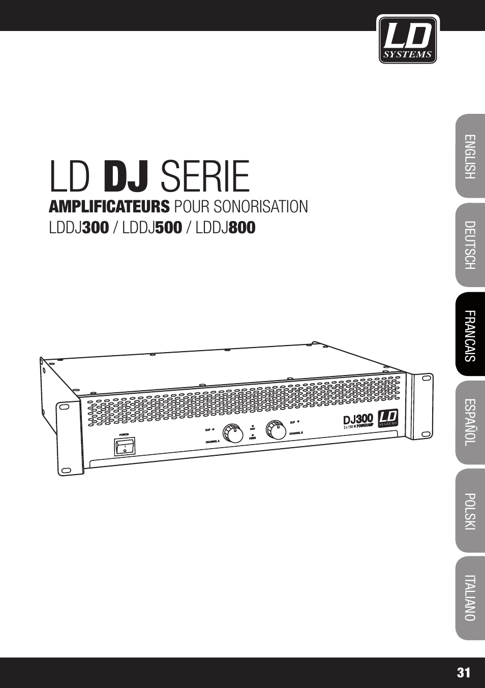 Ld dj serie | LD Systems DJ 800 User Manual | Page 31 / 86