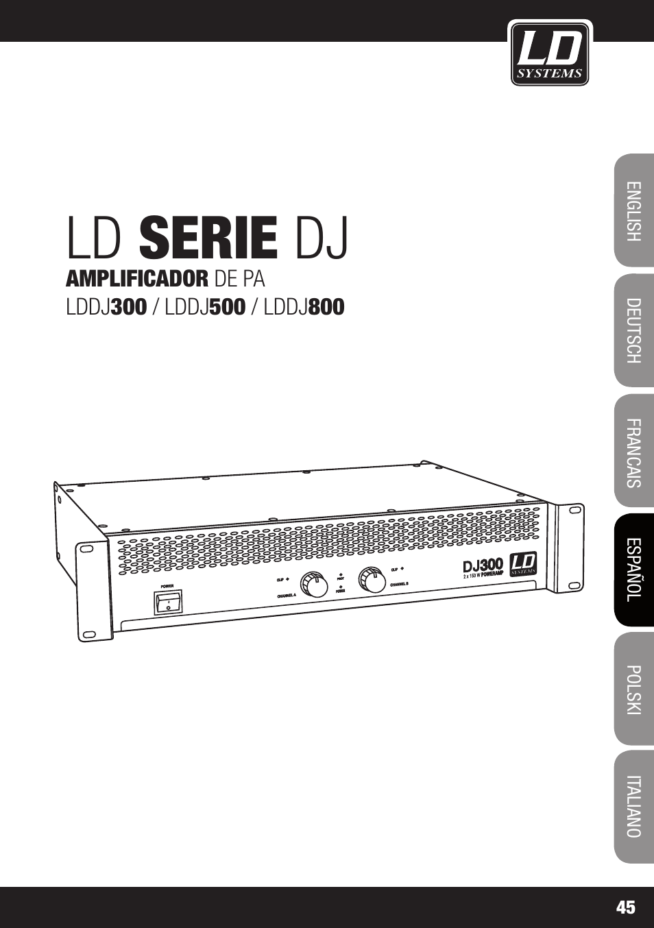 Ld serie dj | LD Systems DJ 800 User Manual | Page 45 / 86