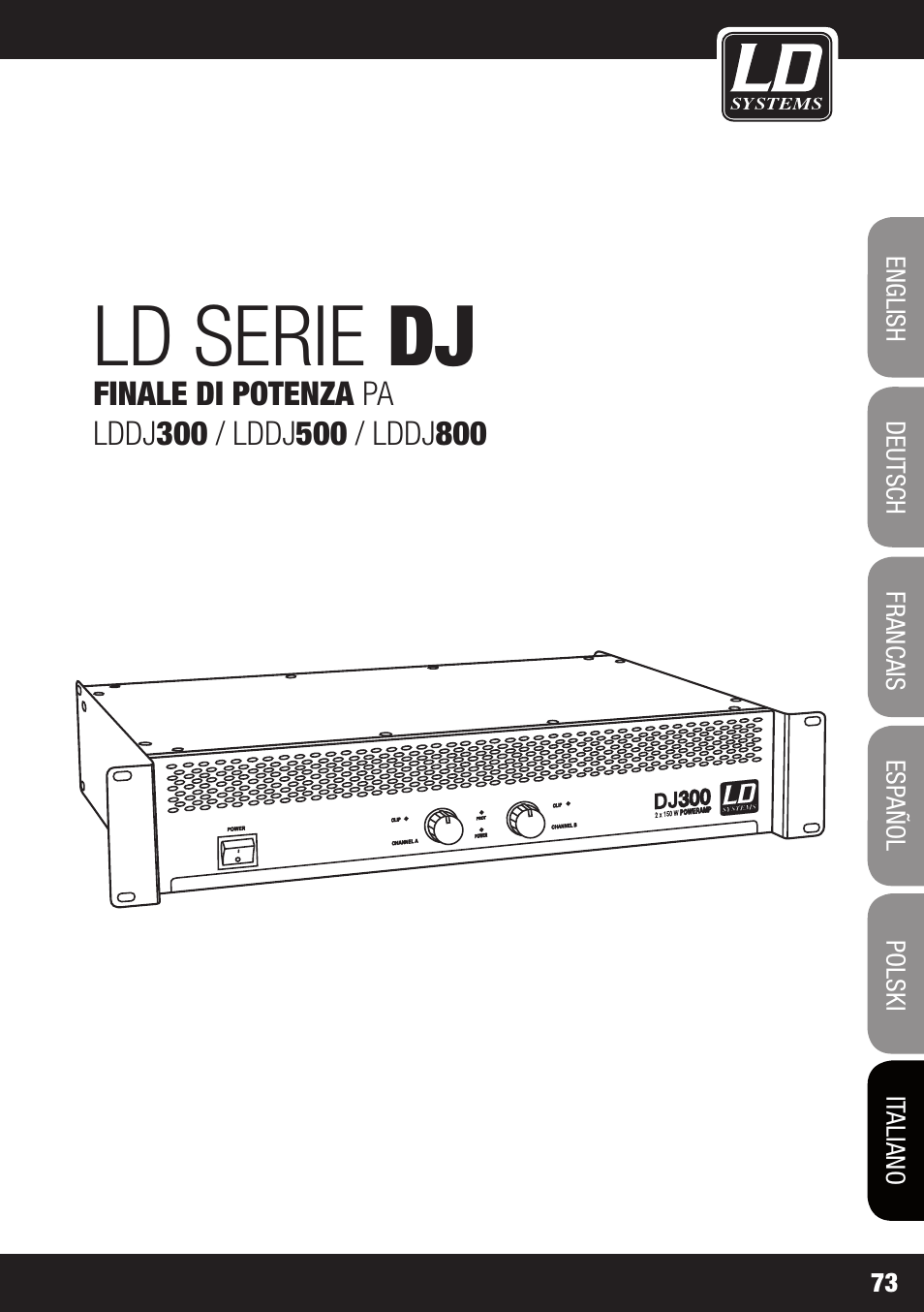Ld serie dj | LD Systems DJ 800 User Manual | Page 73 / 86