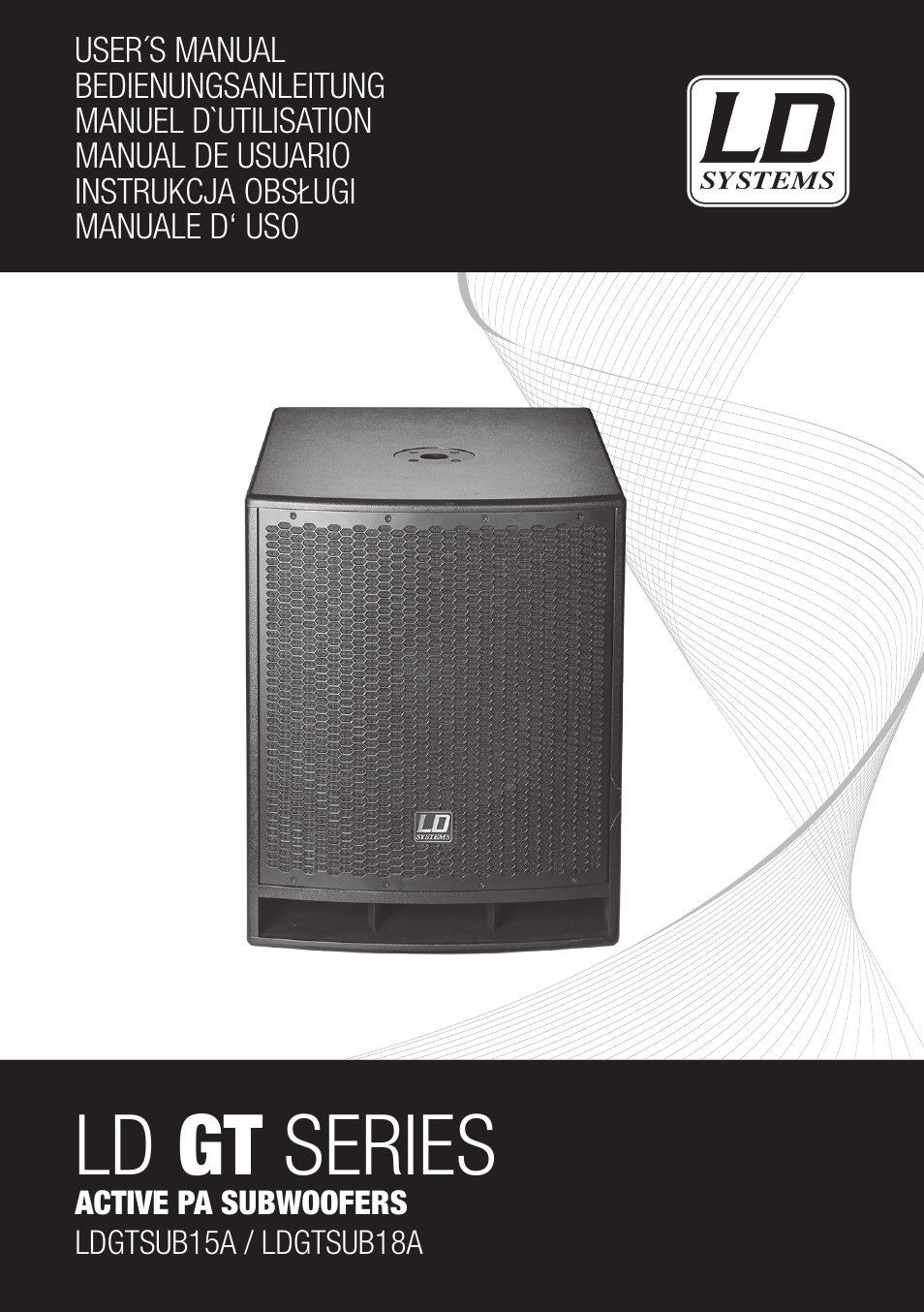 LD Systems GT SUB 15 A User Manual | 76 pages