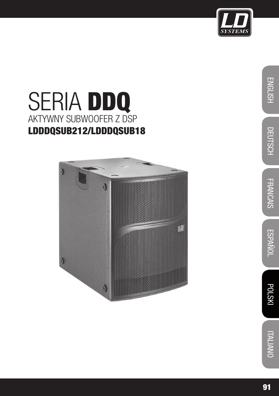 Seria ddq | LD Systems DDQ SUB 18 User Manual | Page 91 / 136