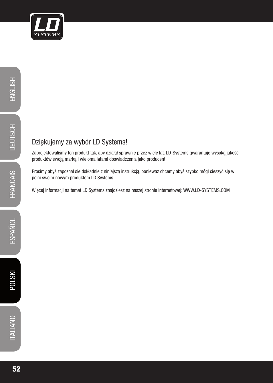 LD Systems X 223 User Manual | Page 52 / 76