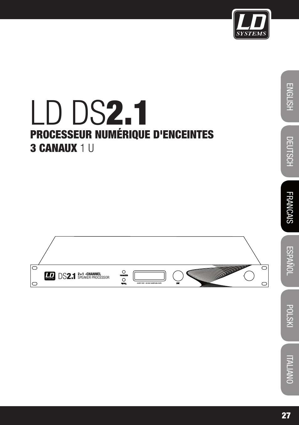 Ld ds 2.1 | LD Systems DS 21 User Manual | Page 27 / 76