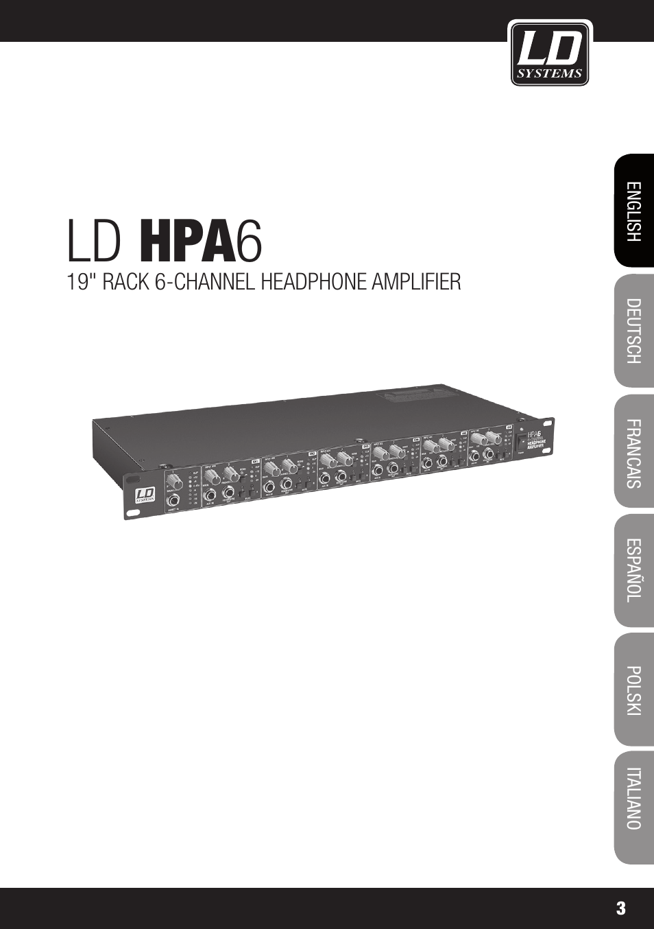 Ld hpa 6 | LD Systems HPA 6 User Manual | Page 3 / 88