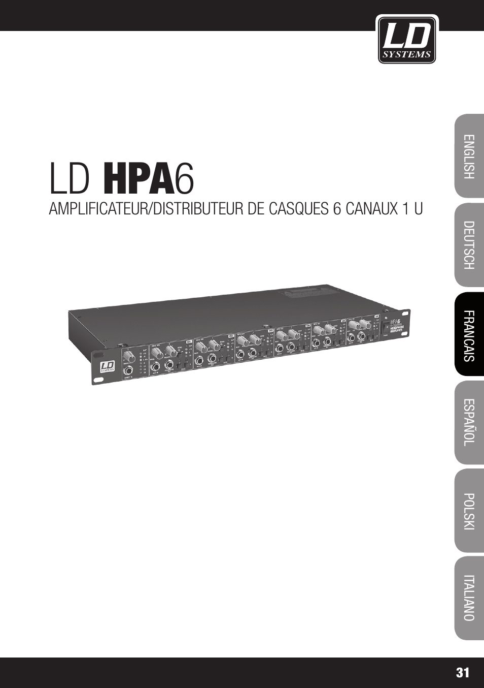 Ld hpa 6 | LD Systems HPA 6 User Manual | Page 31 / 88