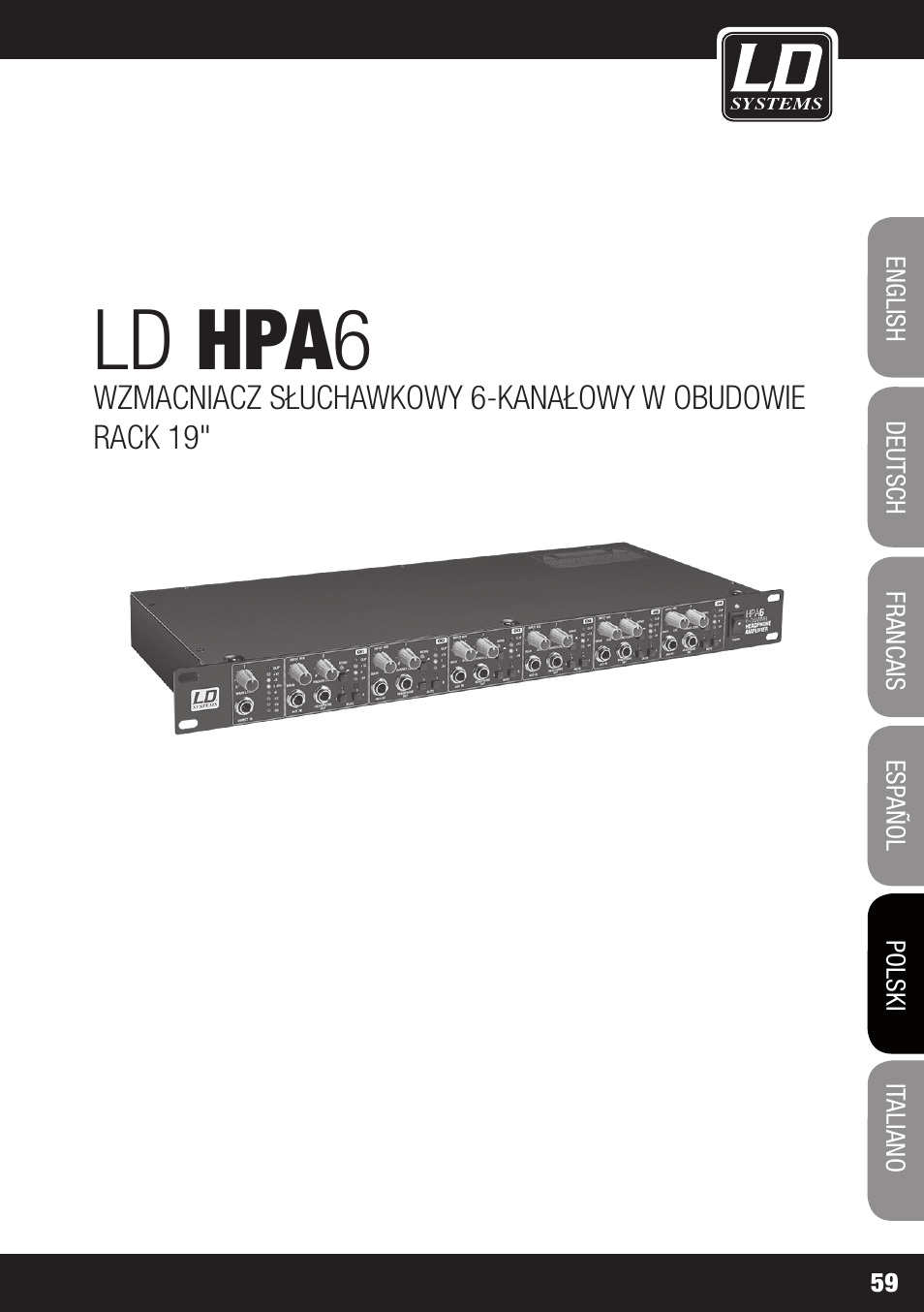 Ld hpa 6 | LD Systems HPA 6 User Manual | Page 59 / 88