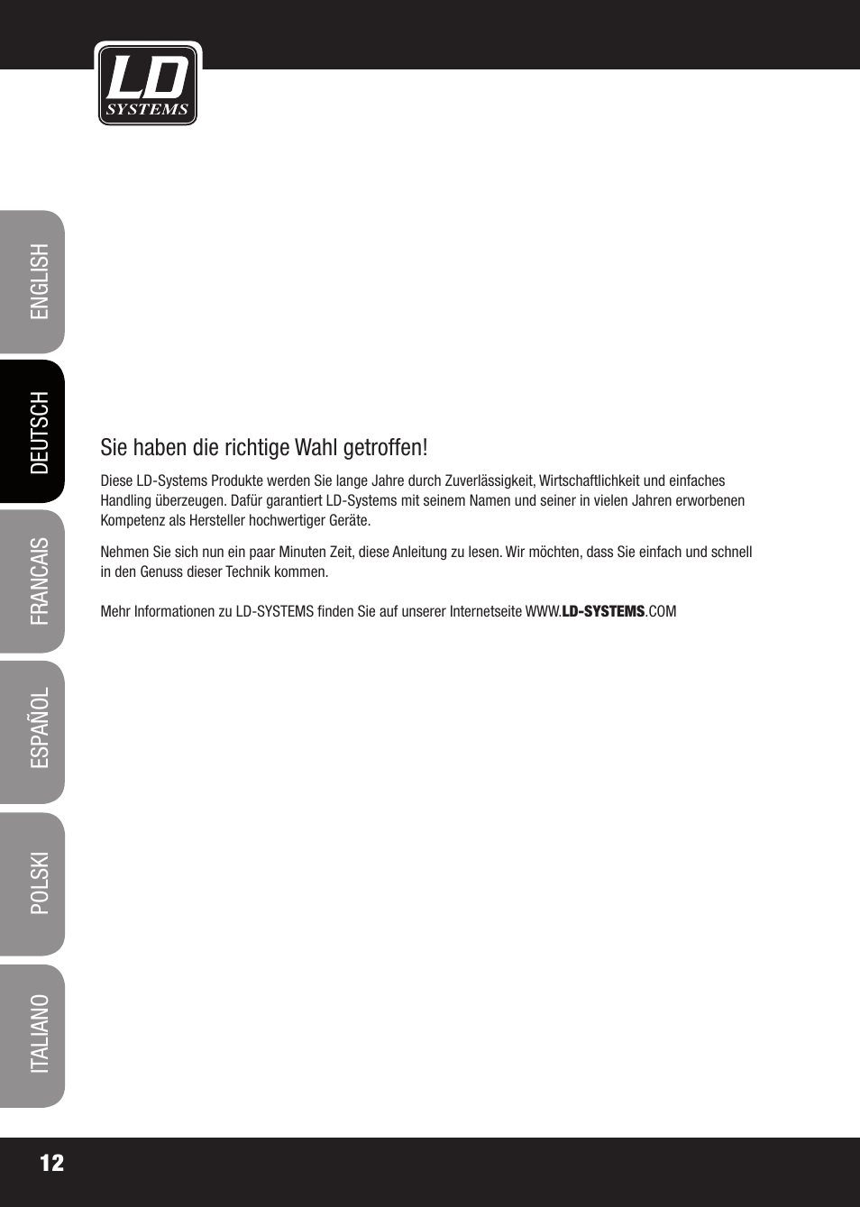 LD Systems EQ 215 User Manual | Page 12 / 64