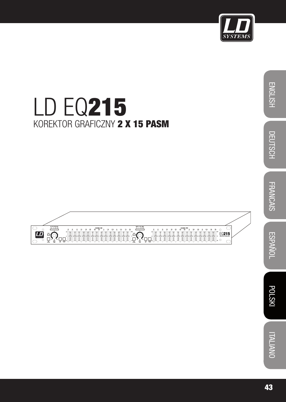 Ld eq 215 | LD Systems EQ 215 User Manual | Page 43 / 64