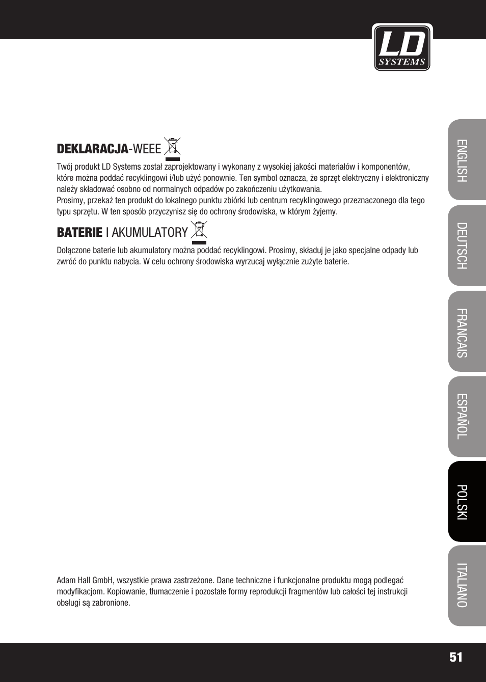 LD Systems EQ 215 User Manual | Page 51 / 64