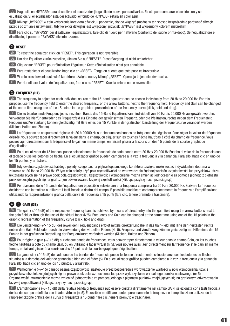 LD Systems AM 8 User Manual | Page 41 / 64