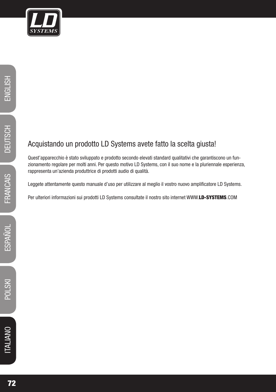 LD Systems ECO 16 User Manual | Page 72 / 86