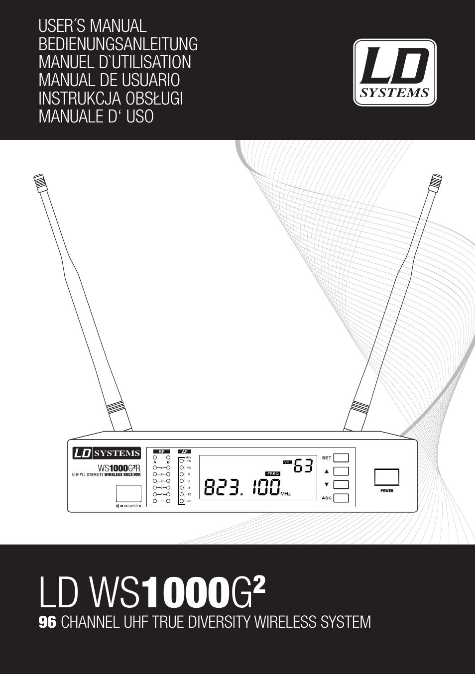 LD Systems WS 1000 G2 User Manual | 160 pages