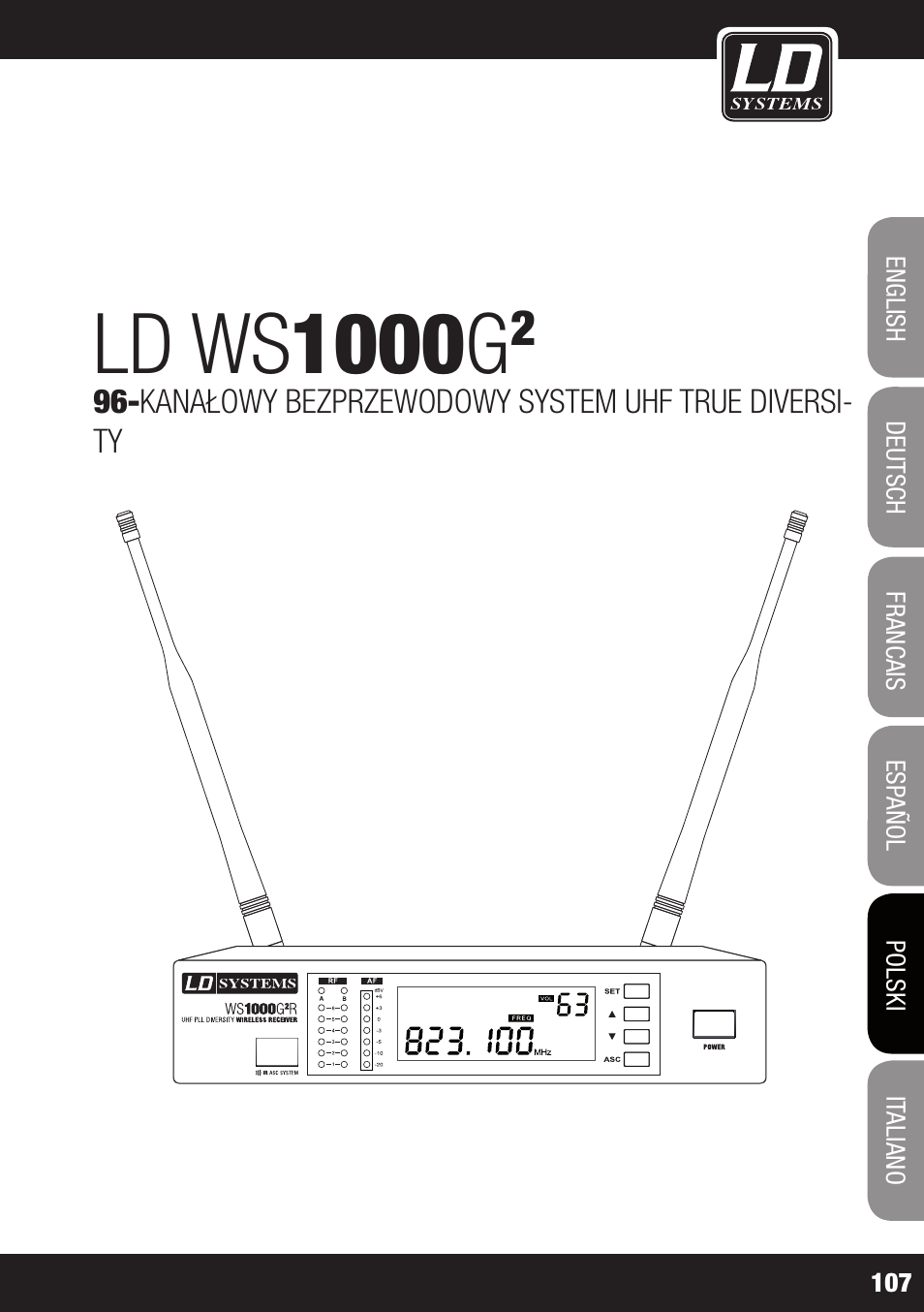 Ld ws 1000 g | LD Systems WS 1000 G2 User Manual | Page 107 / 160