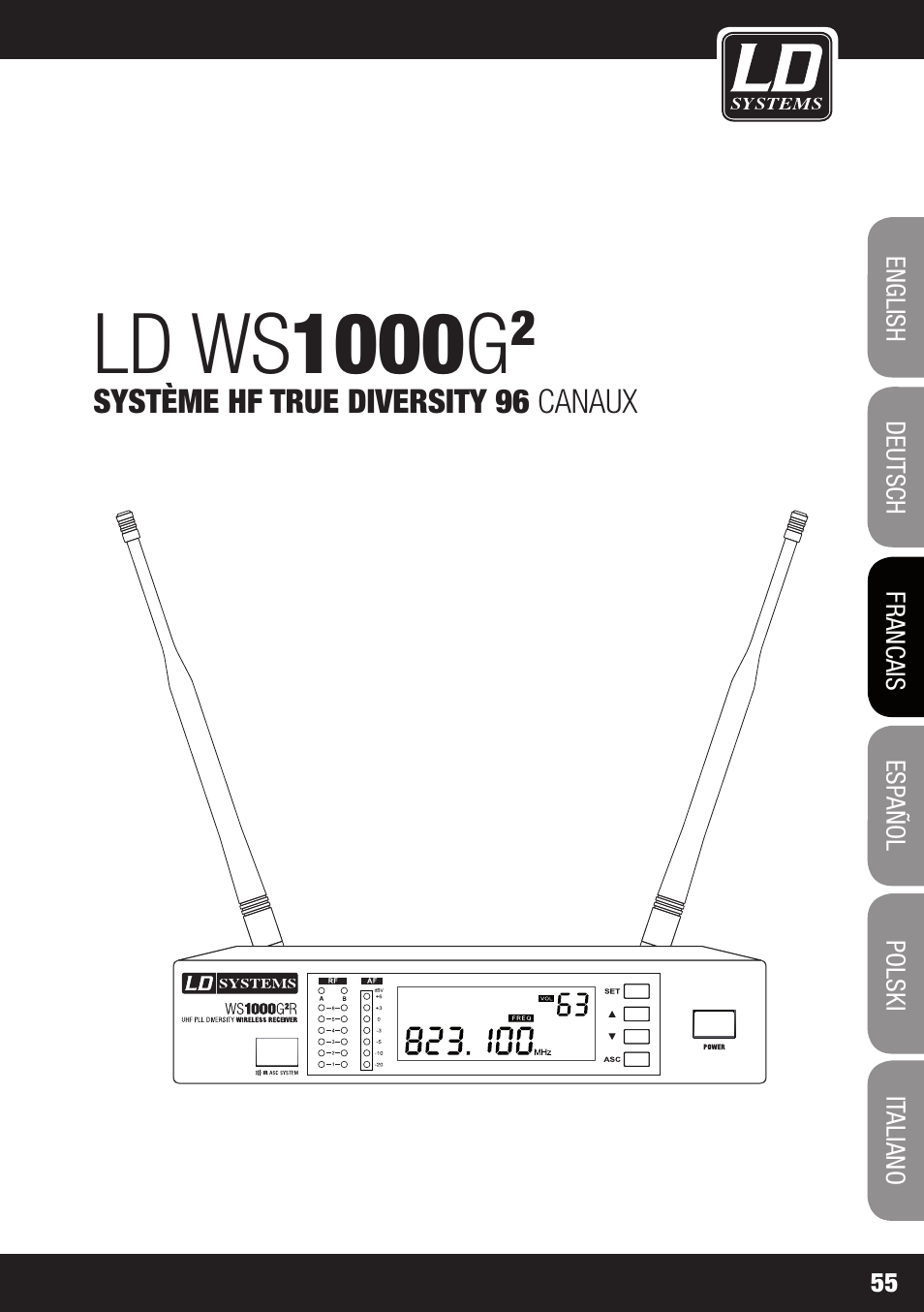 Ld ws 1000 g | LD Systems WS 1000 G2 User Manual | Page 55 / 160