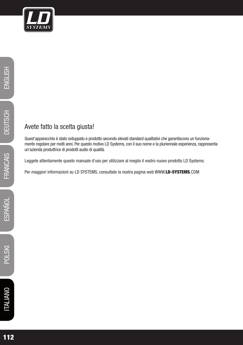 LD Systems ECO 2X2 User Manual | Page 112 / 136