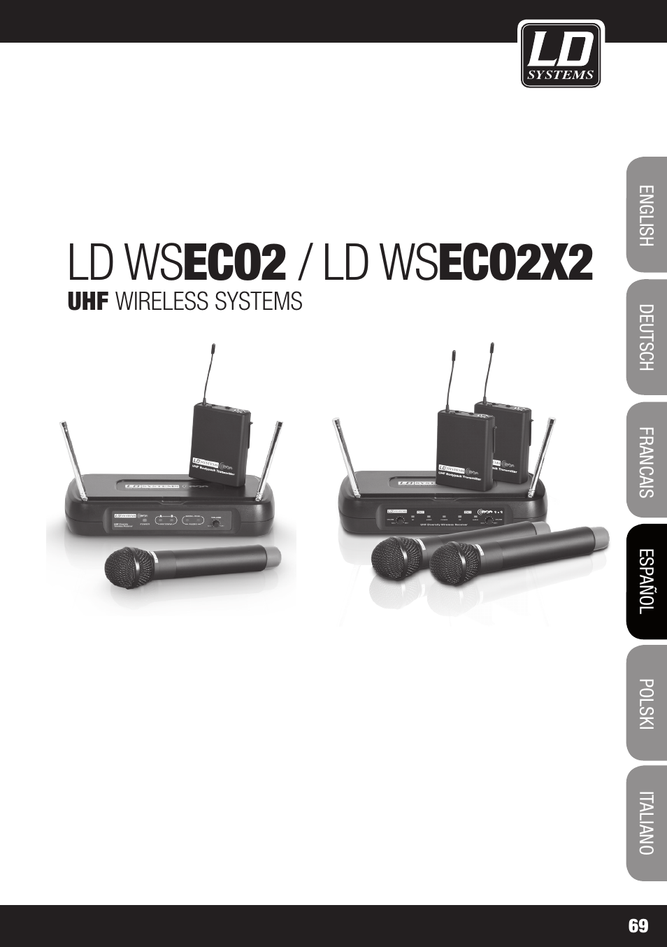 Ld ws eco2 / ld ws eco2x2 | LD Systems ECO 2X2 User Manual | Page 69 / 136