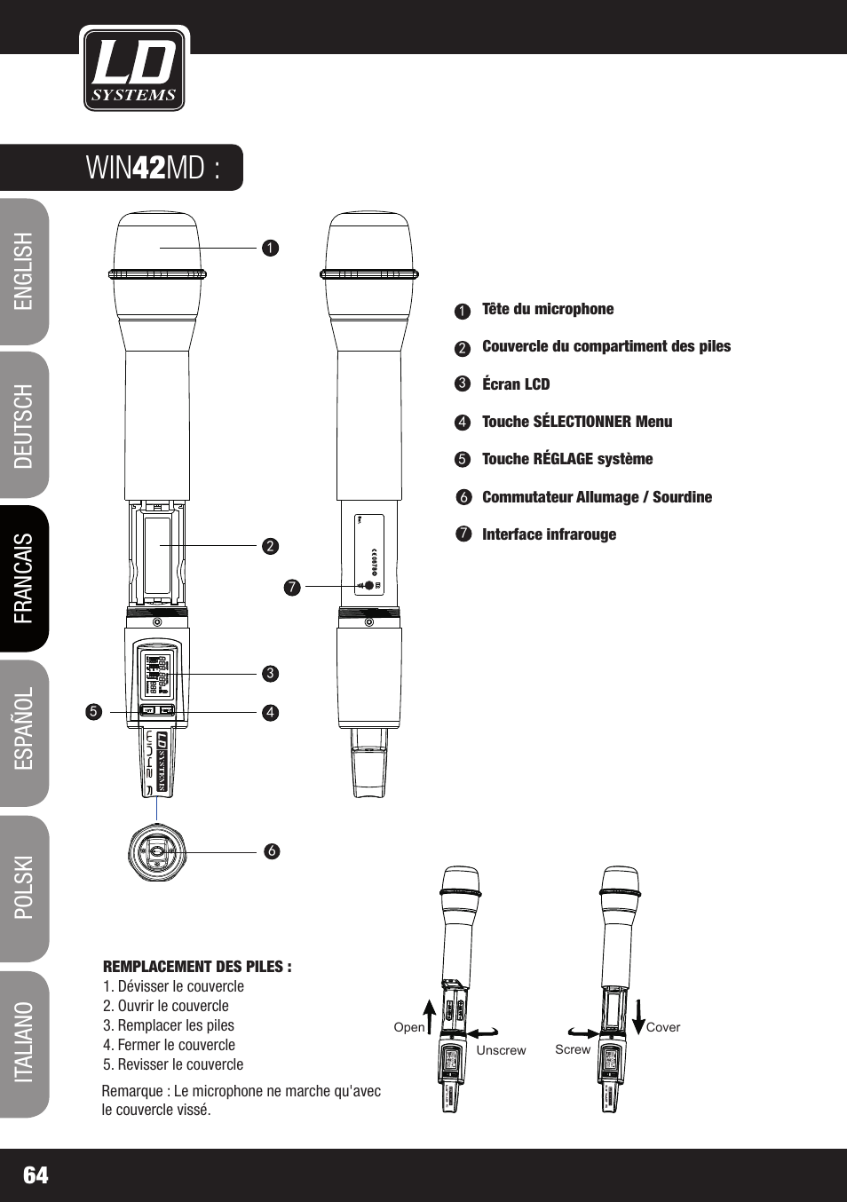 Win 42 md | LD Systems WIN 42 User Manual | Page 64 / 146