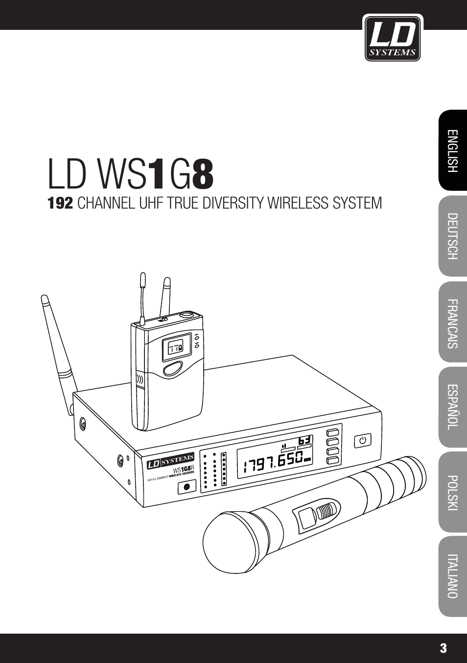 Ld ws 1 g 8 | LD Systems WS 1G8 User Manual | Page 3 / 136