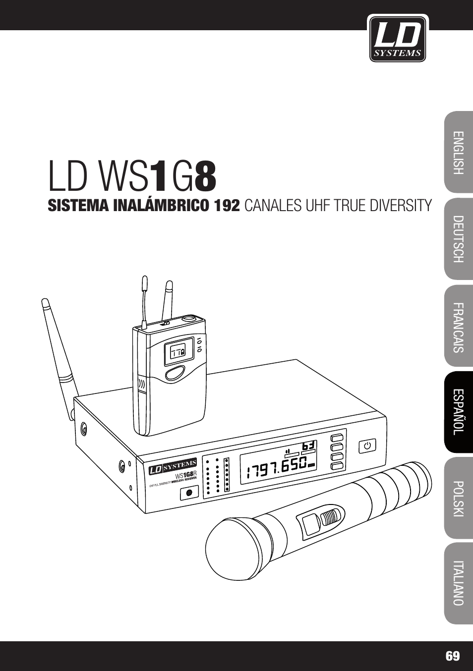 Ld ws 1 g 8 | LD Systems WS 1G8 User Manual | Page 69 / 136