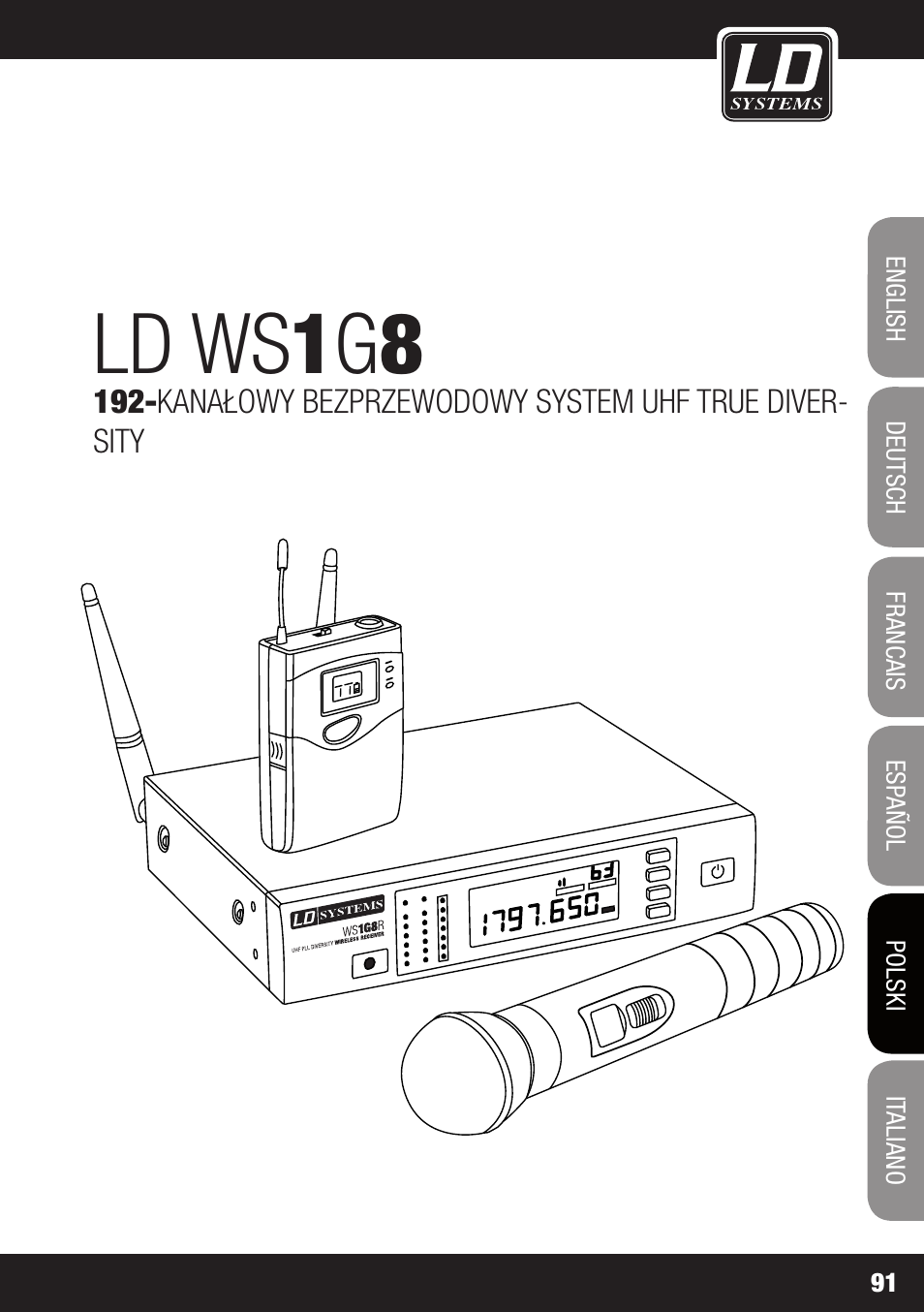 Ld ws 1 g 8 | LD Systems WS 1G8 User Manual | Page 91 / 136