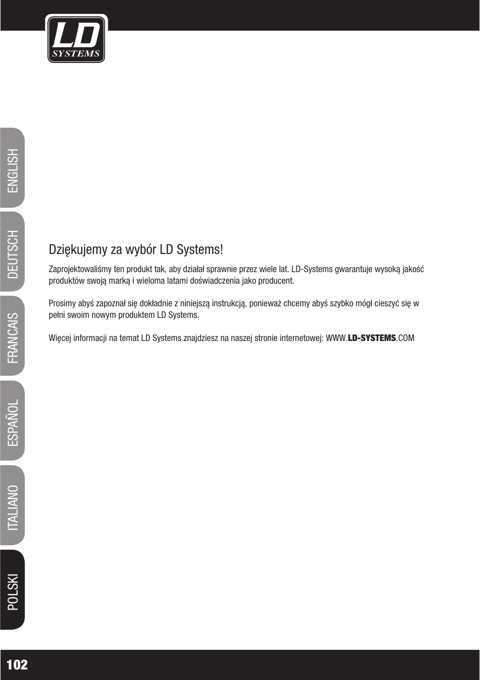 LD Systems WS1000(2)(X) User Manual | Page 102 / 128