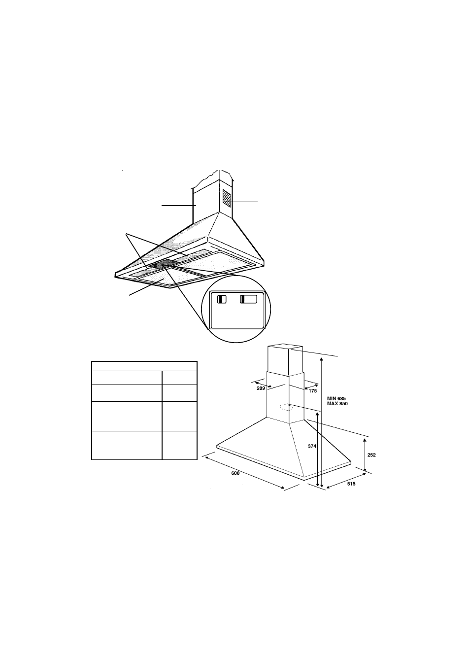 Get to know your cooker hood | Creda CRC60 User Manual | Page 4 / 16