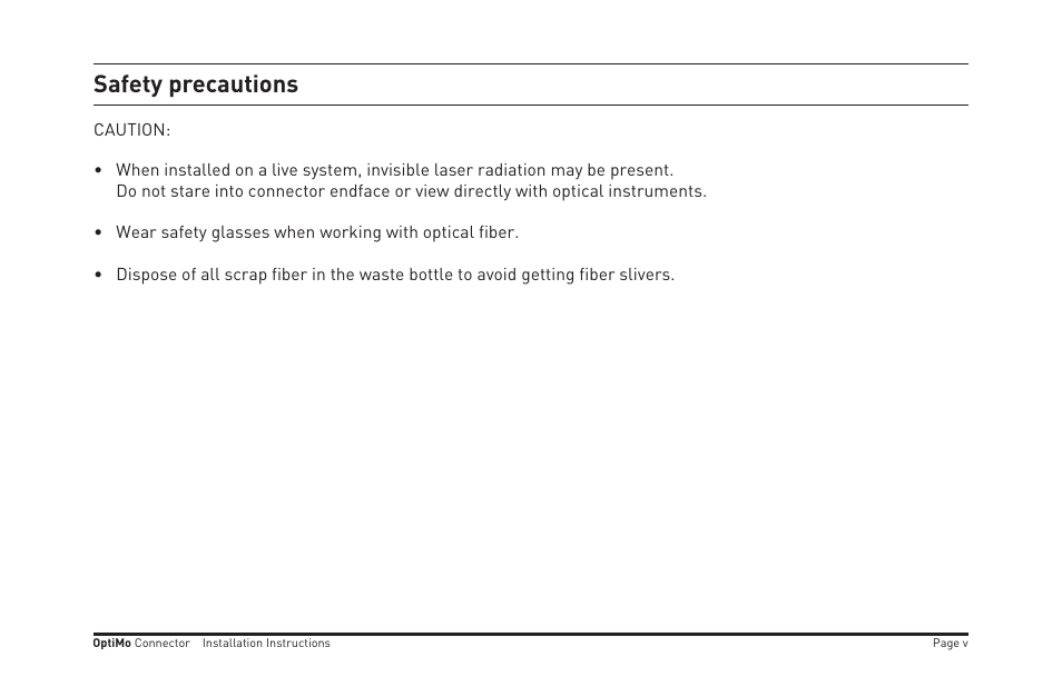 Safety precautions | Legrand OR-205KAN9GB-MM User Manual | Page 5 / 76