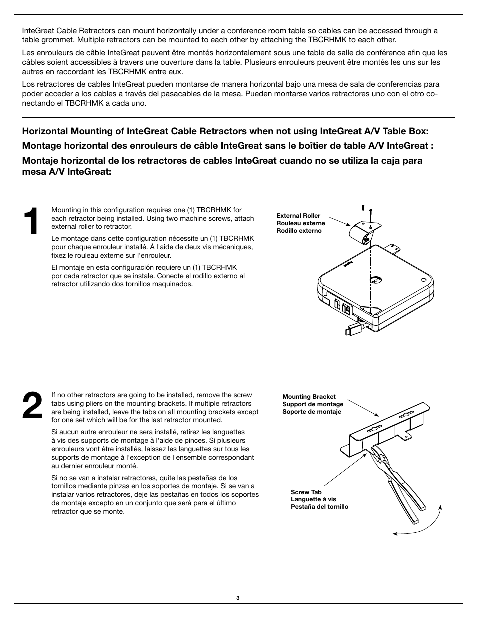 Legrand TBCR3.5MM User Manual | Page 3 / 4