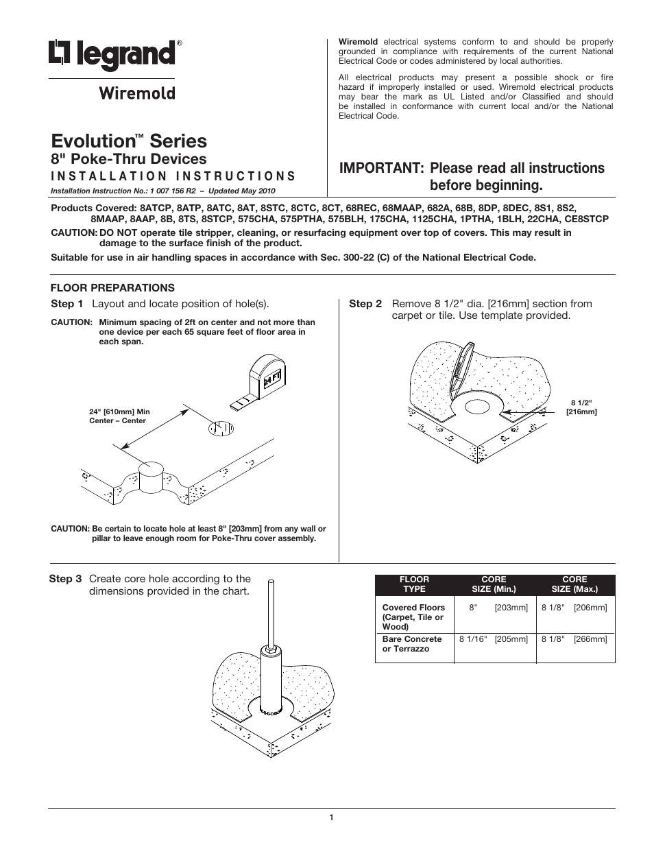 Legrand 6ATC 8 User Manual | 12 pages