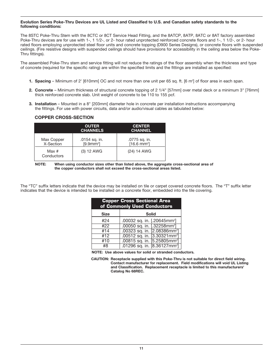 Legrand 6ATC 8 User Manual | Page 11 / 12