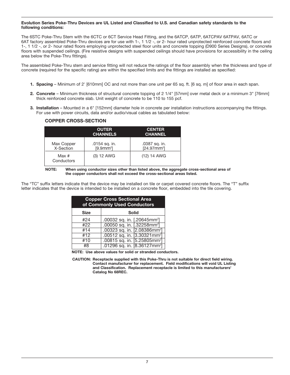 Legrand 68REC User Manual | Page 7 / 8