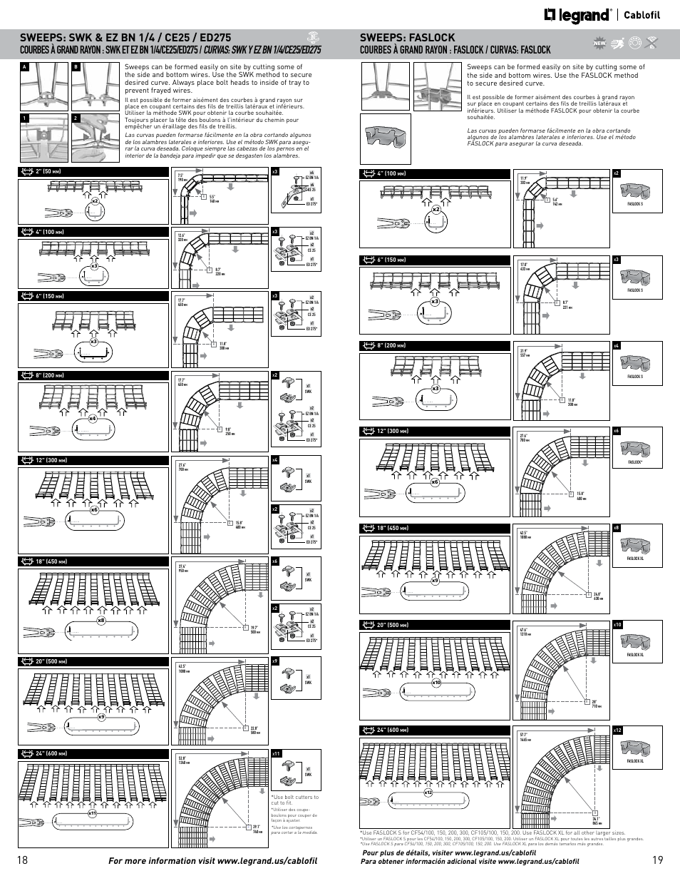 Legrand FAS L User Manual | Page 10 / 17