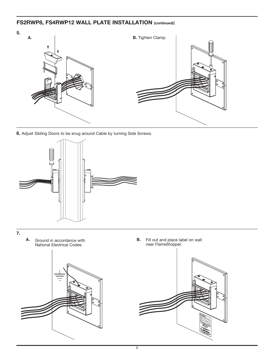 Legrand FS User Manual | Page 6 / 8