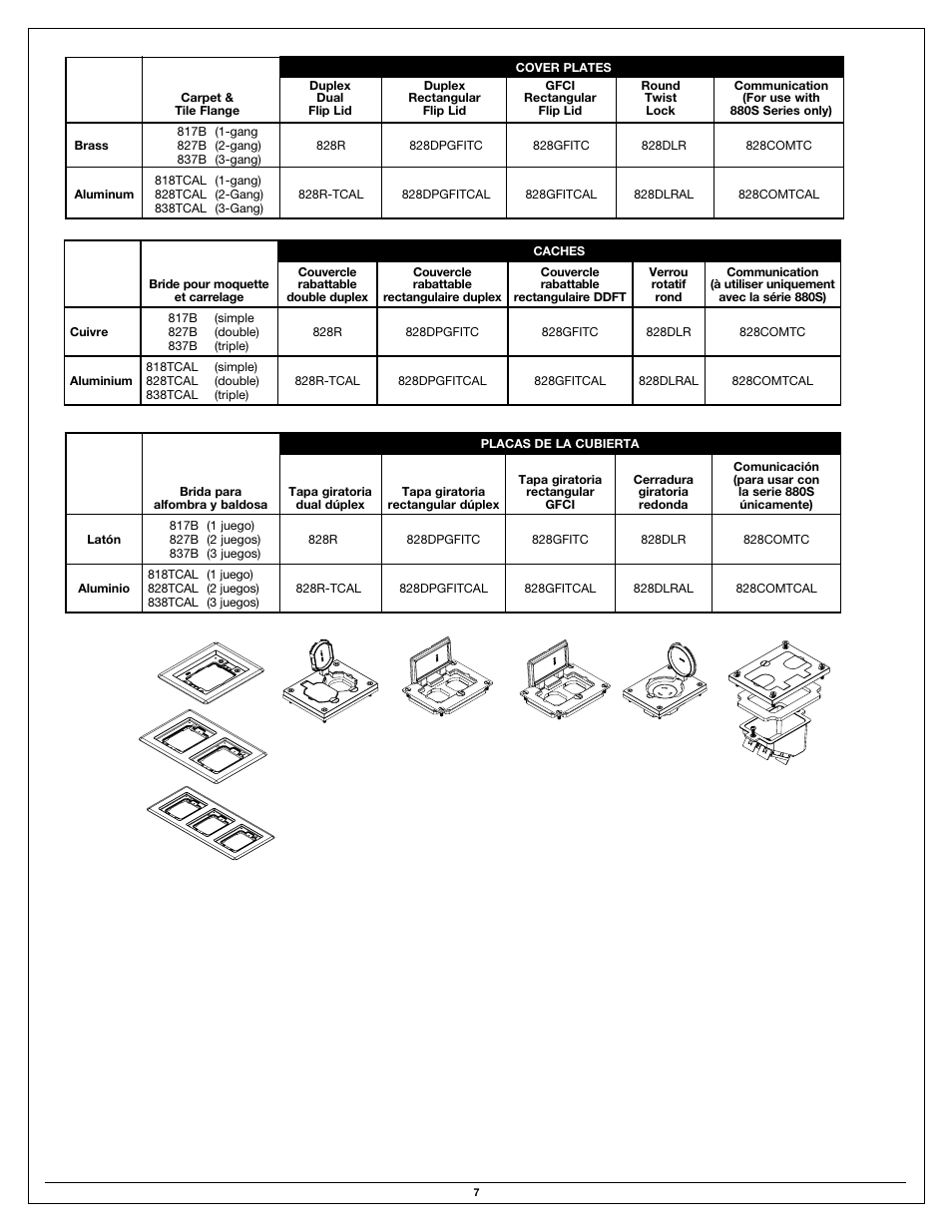 Legrand 8801S-FC Series User Manual | Page 7 / 8