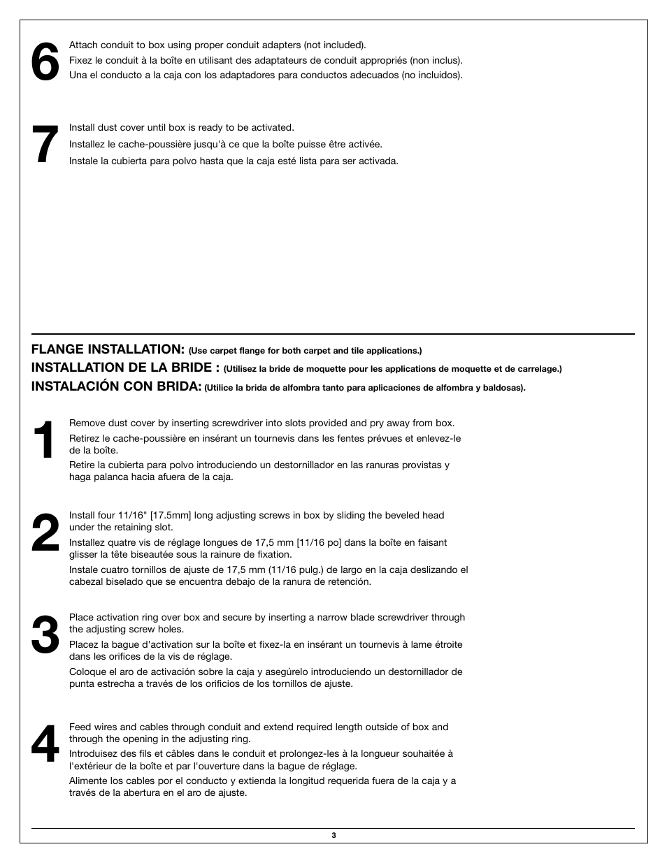 Legrand 880W Series User Manual | Page 3 / 4