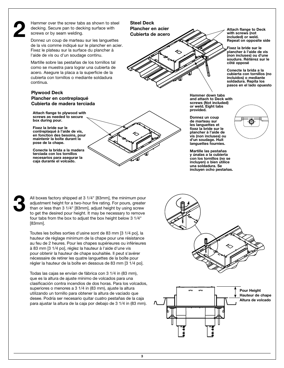 Legrand EFB6S-FC Series User Manual | Page 3 / 12