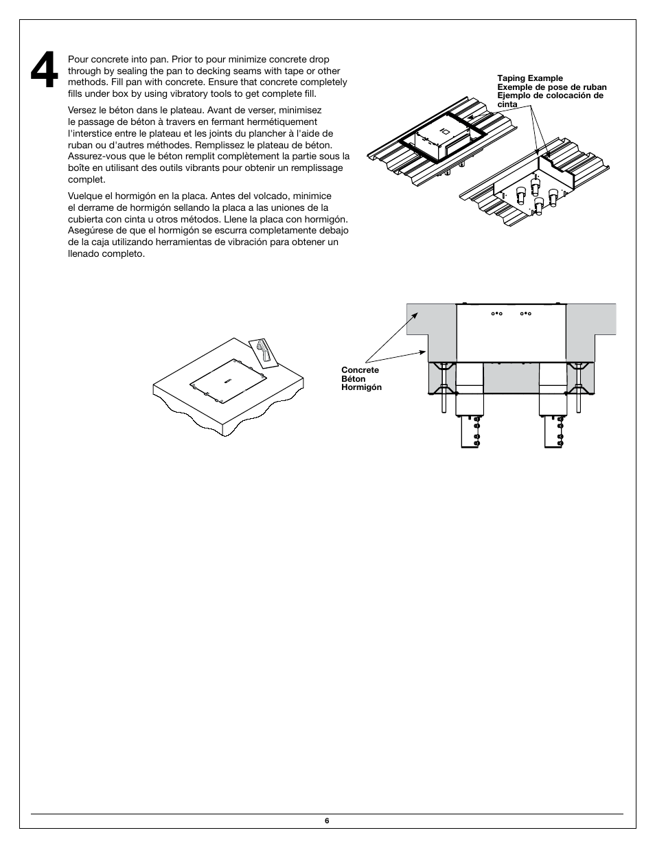 Legrand EFB6S-FC Series User Manual | Page 6 / 12