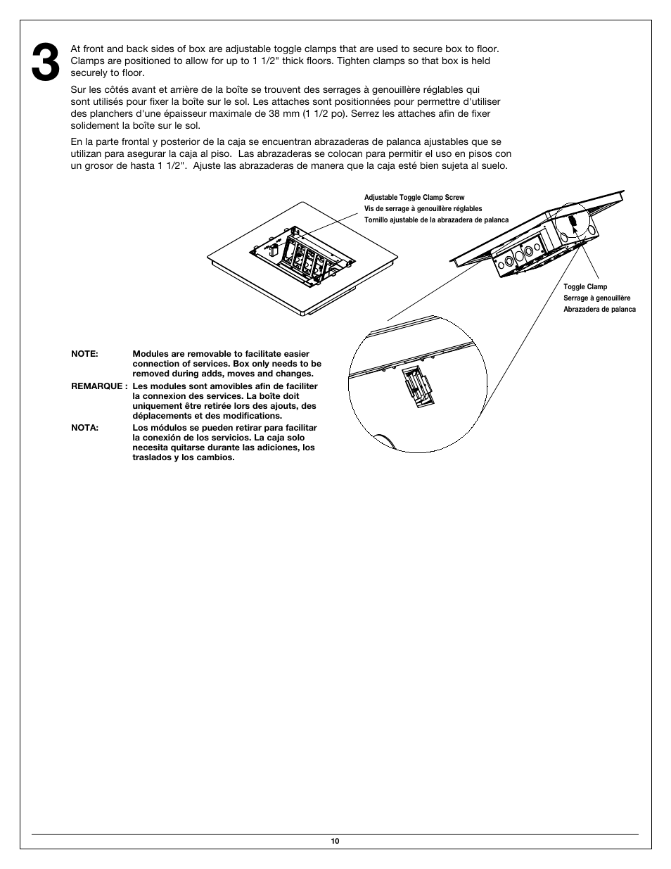 Legrand EFB10S-OG User Manual | Page 10 / 16