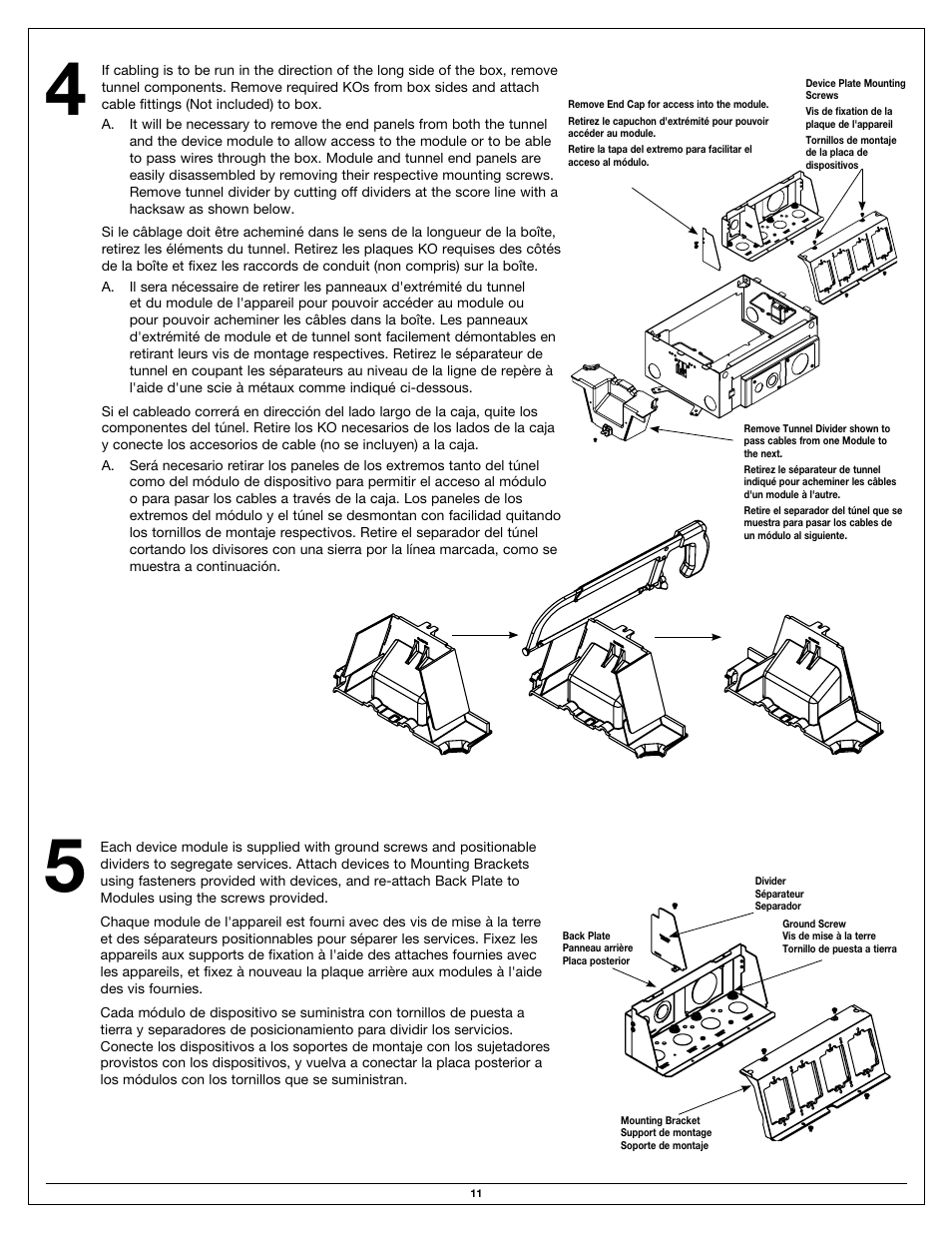 Legrand EFB10S-OG User Manual | Page 11 / 16