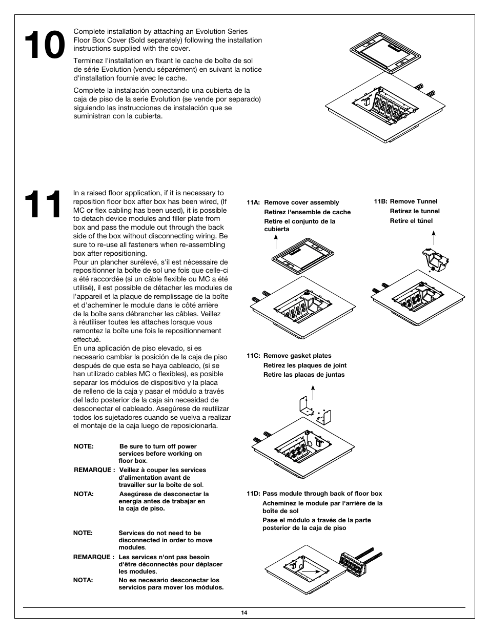 Legrand EFB10S-OG User Manual | Page 14 / 16