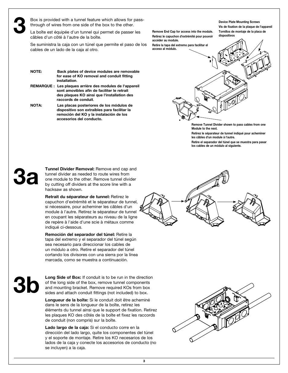 Legrand EFB10S-OG User Manual | Page 3 / 16