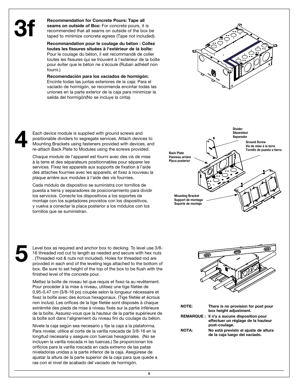 3f 4 | Legrand EFB10S-OG User Manual | Page 5 / 16