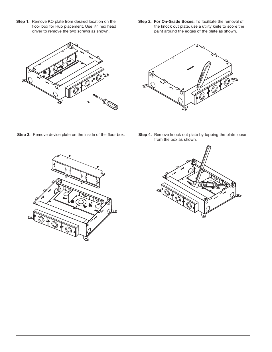 Legrand EFB6S-2HUB User Manual | Page 2 / 4