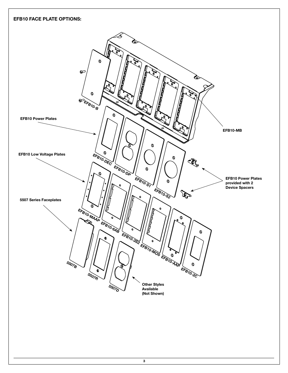 Legrand EFB10-S2 User Manual | Page 3 / 8